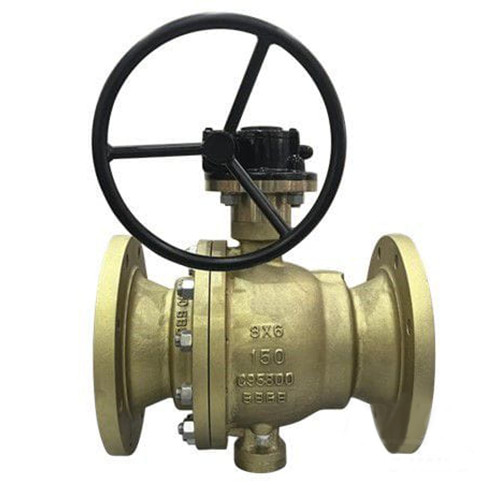 ASTM B148 C95800 Ball Valve, 2PC, 8 x 6 IN, CL150, API 6D